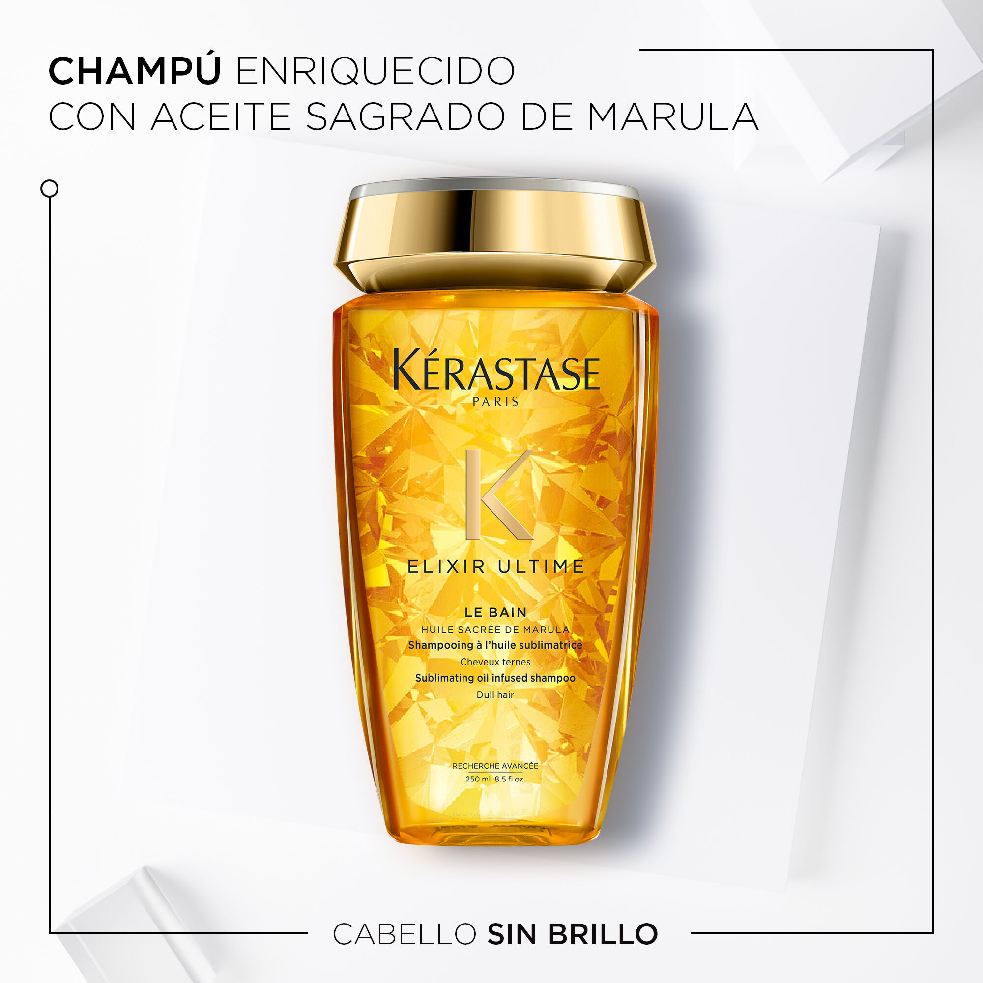 KERASTASE ケラスターゼELIXIR ULTIME Shampoo Elixir Ultime Le Bain para el Cabello Apagado